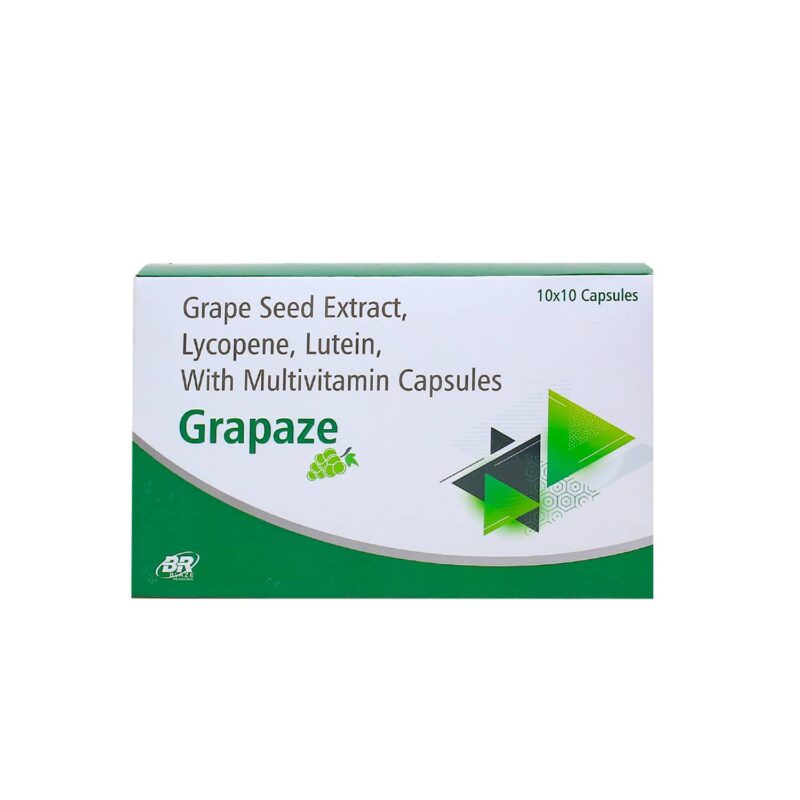 Grape Seed Extract Lycopene Lutein with Multivitamin Capsules Grapaze